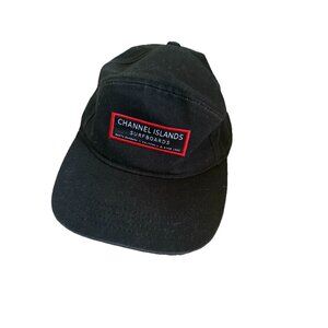 Channel Islands Surfboards Mesh Trucker Snapback Hat Black 5 Panel Hipster Surf